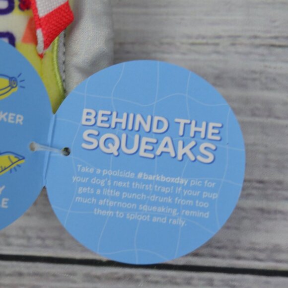 Bark Boozehound Juice Pooch Margrrrita Drink Pouch Small 0-20 lbs Dog Toy NWT - Picture 6 of 10